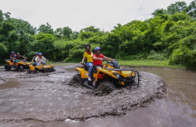 ATV Adventure to Jade Cavern with transfer - The jungle trails: thrills, bumpy rocks, and safety you can feel