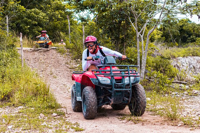 ATV Adventure to Jade Cavern with transfer - Jade Cenote: stalactites, bats, and a quick swim window