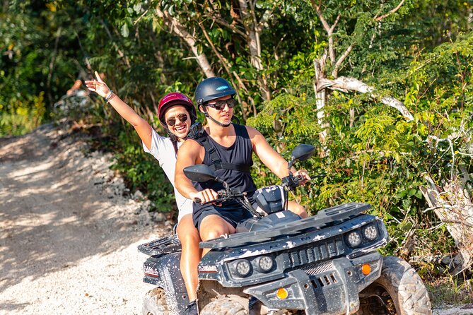 Best Cozumel ATV Jungle Tour + Jade Cavern + Beach + Locker - The Simple Formula: Ride Hard, Relax Harder