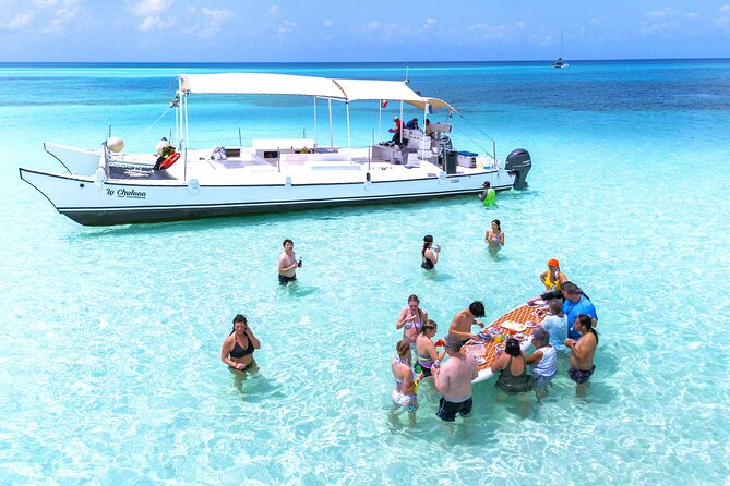 Catamaran Snorkel Adventure to El Cielo and The Money Bar Beach - Reef rules you’ll notice right away: no sunscreen on board