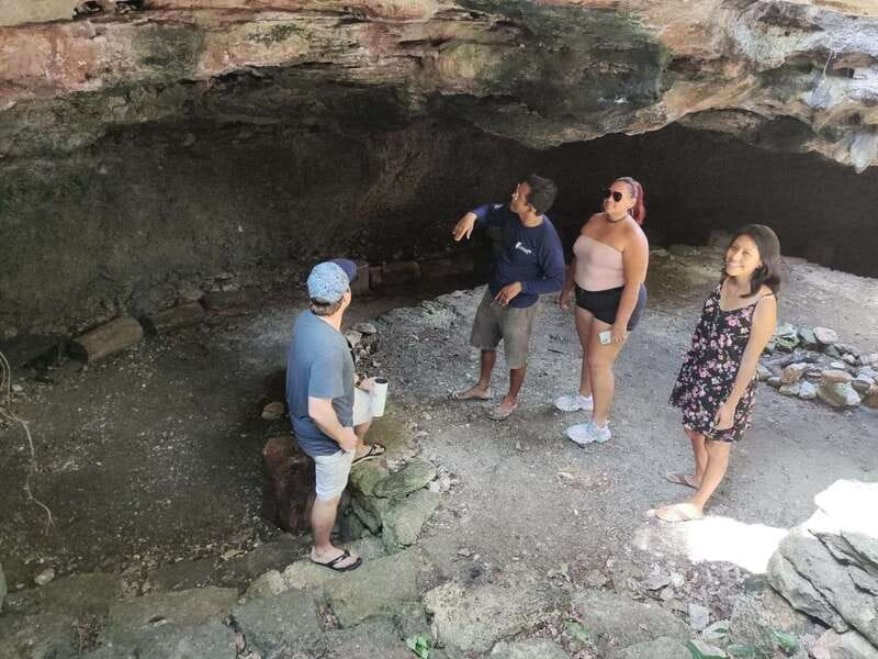 Cozumel: 5-Hour Private Caves and Ruins Tour with Lunch - Chen Rio Beach and the lagoon: sand, sea, and possible crocodile sightings