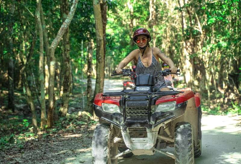 Cozumel: ATV Ride to Jade Cavern, Beach Club Access & Lunch - A 4.5-Hour Mix of ATV, Cenote Swim, Tequila, and Playa Uvas