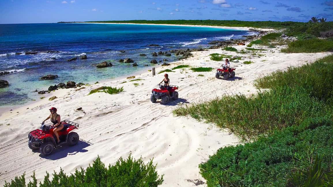 Cozumel: ATV Seashore Adventure & Mayan Cenote Experience - Choosing your pickup point at Cozumel’s port: 7-Eleven, MEGA Soriana, or the ferry sculpture