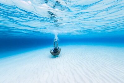 Cozumel Catamaran Snorkeling Tour & lunch - El Cielo Bay: blue water and protected starfish life