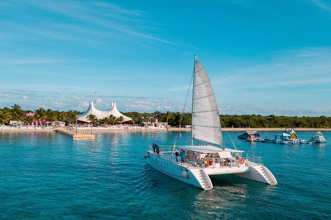 Cozumel Catamaran Snorkeling Tour & lunch® - El Cielito sandbar: calm, shallow water for the rest of your body