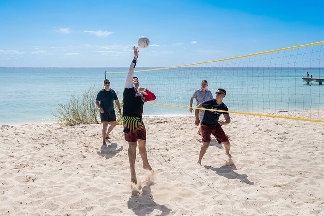 Cozumel, Day Pass Access at KUZÁ Beach & Adventure Park - Optional upgrades: buffet & open bar, VIP areas, spa, photos