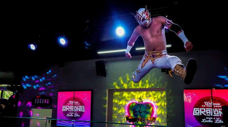 Cozumel: Mexican Lucha Libre Experience! Classic Package - Barriecito meeting point: find the alebrije, not the stress