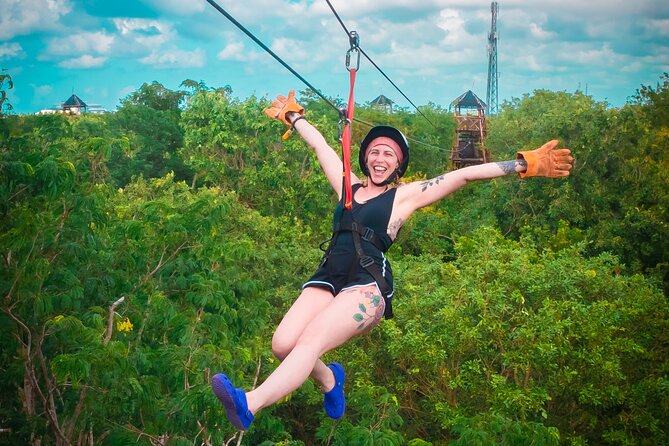 Cozumel zipline thrill adventures - Time on the line vs free time on the island