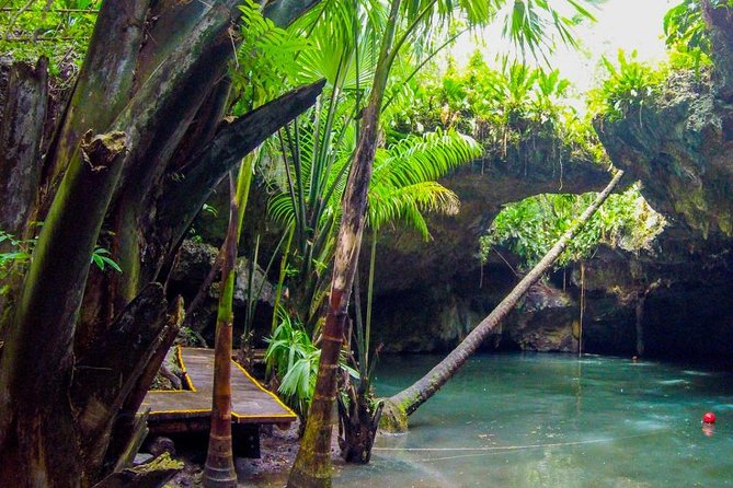 Jungle Jeep Adventure to Mayan Caves, Cenote and Snorkel - El Cedral: Mayan temple roots and the first church in Cozumel