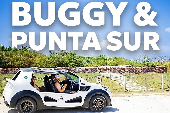 Private Buggy Tour and Punta Sur Park: All-Inclusive - Entering Punta Sur Eco Beach Park on a private buggy