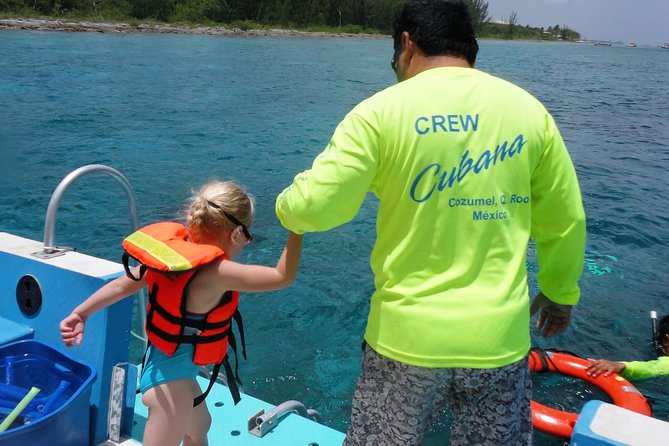 VIP Private Glass Bottom Boat and Snorkeling, 3 Reefs in Cozumel - What’s included: gear, drinks, and the shower you’ll thank yourself for